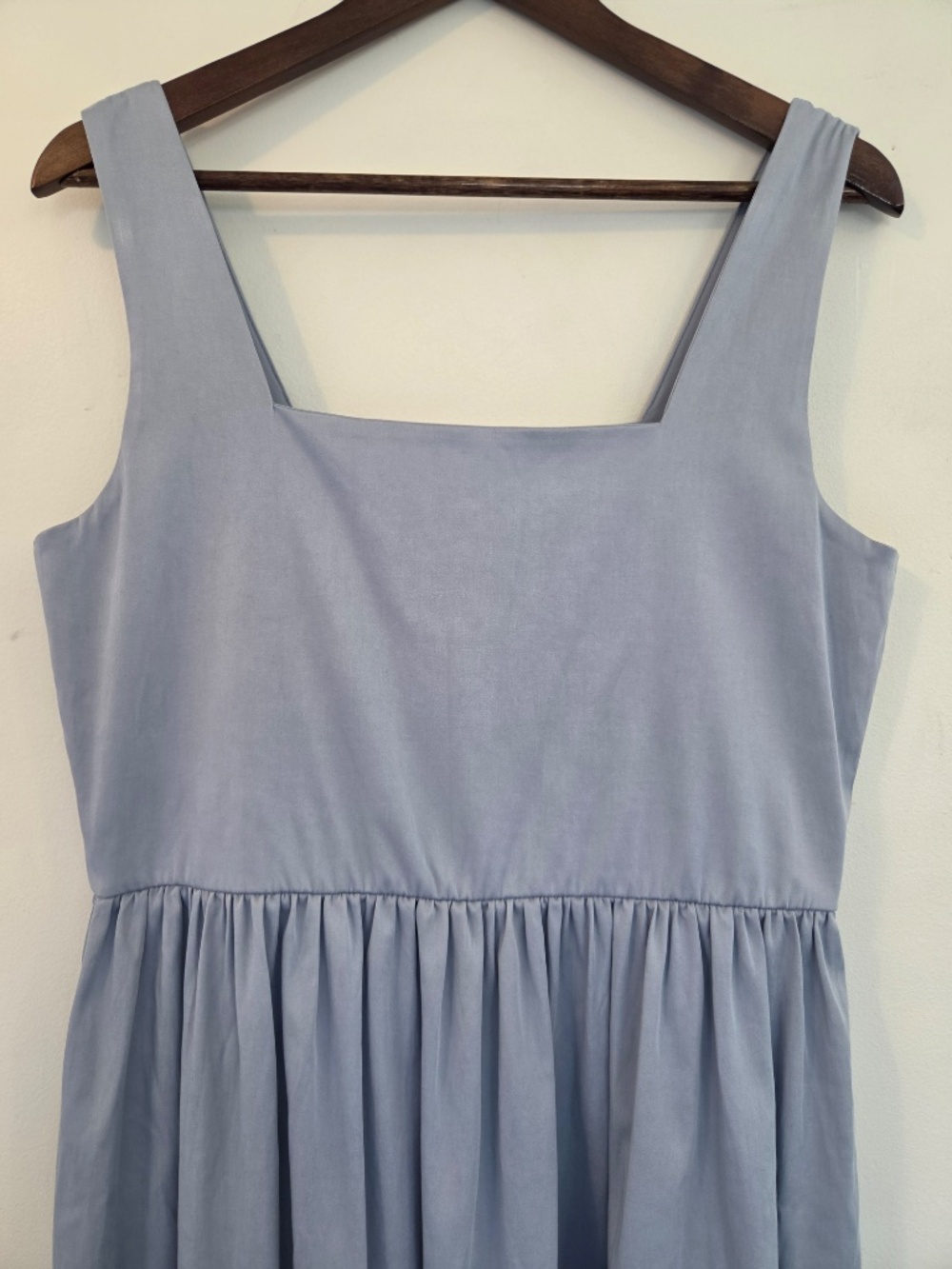 NWT Smash & Tess Maise midi dress M tiered sky blue sleeveless cottage core - Picture 3 of 11